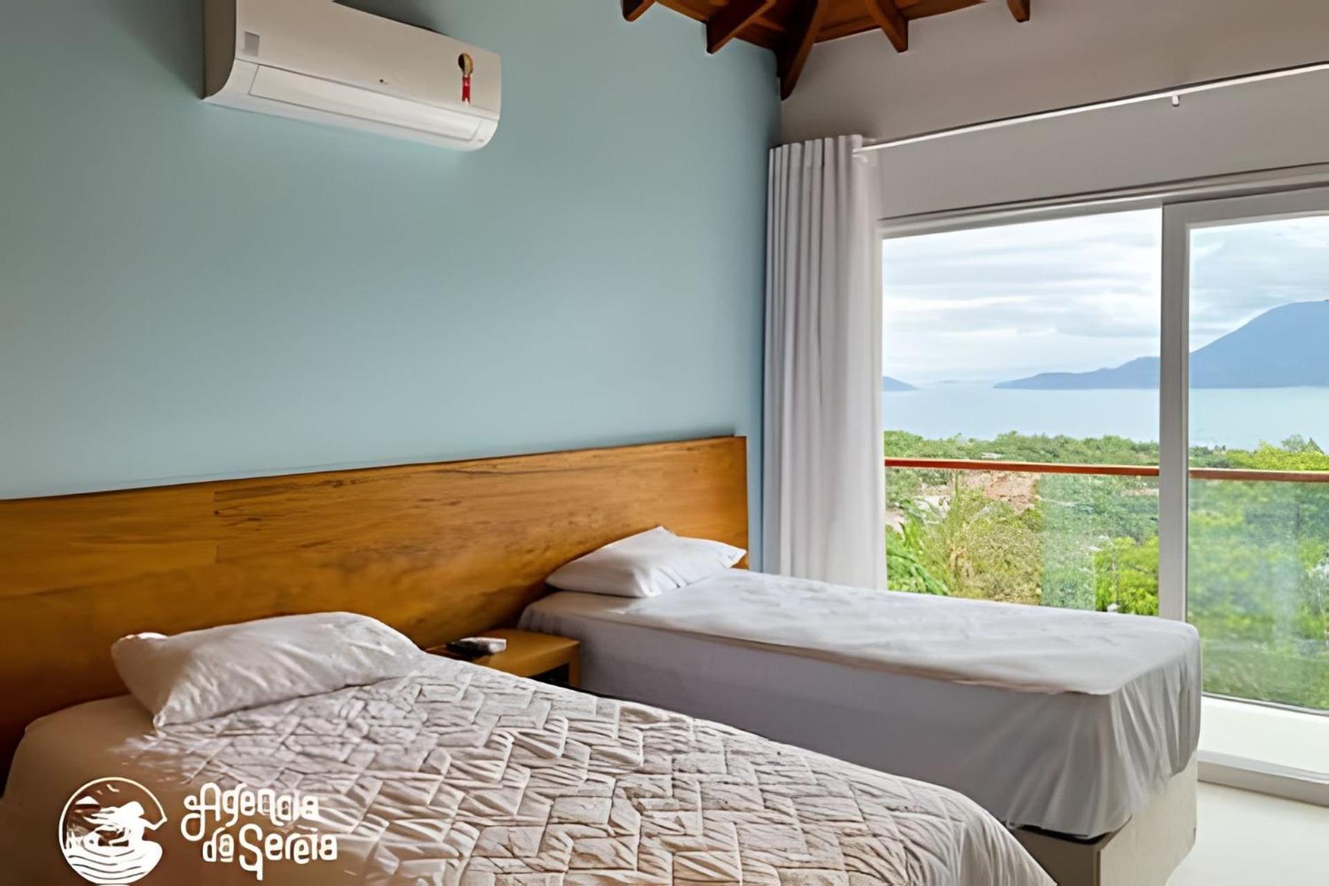 Linda Casa Com Vista Incrivel Em Condominio No Sul Da Ilha Ilhabela Luaran gambar