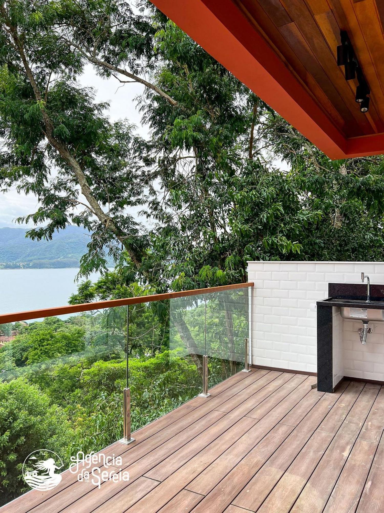 Linda Casa Com Vista Incrivel Em Condominio No Sul Da Ilha Ilhabela Luaran gambar
