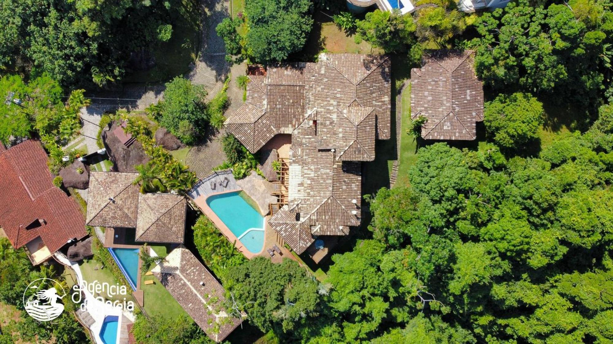 Linda Casa Com Vista Incrivel Em Condominio No Sul Da Ilha Ilhabela Luaran gambar