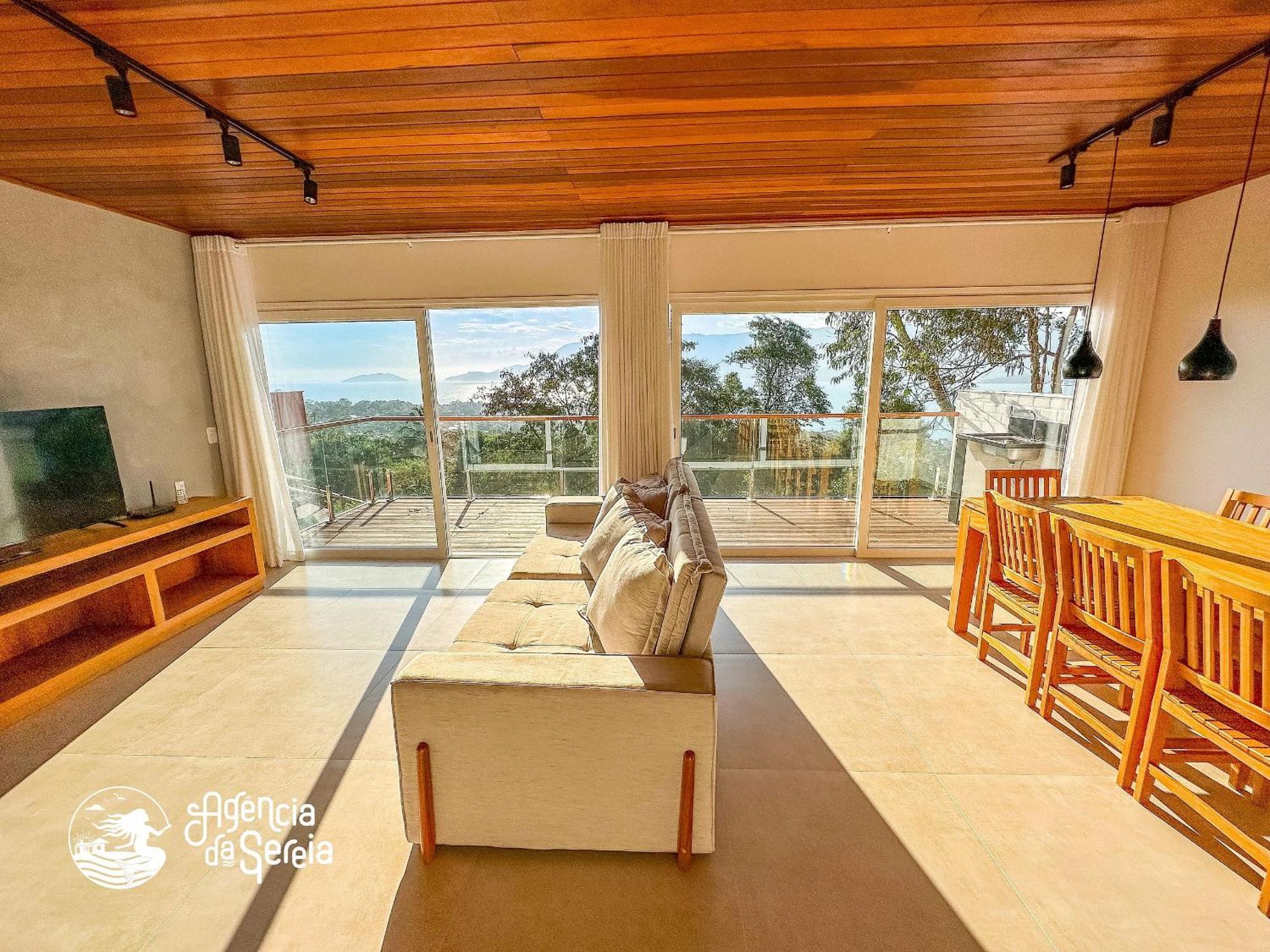 Linda Casa Com Vista Incrivel Em Condominio No Sul Da Ilha Ilhabela Luaran gambar