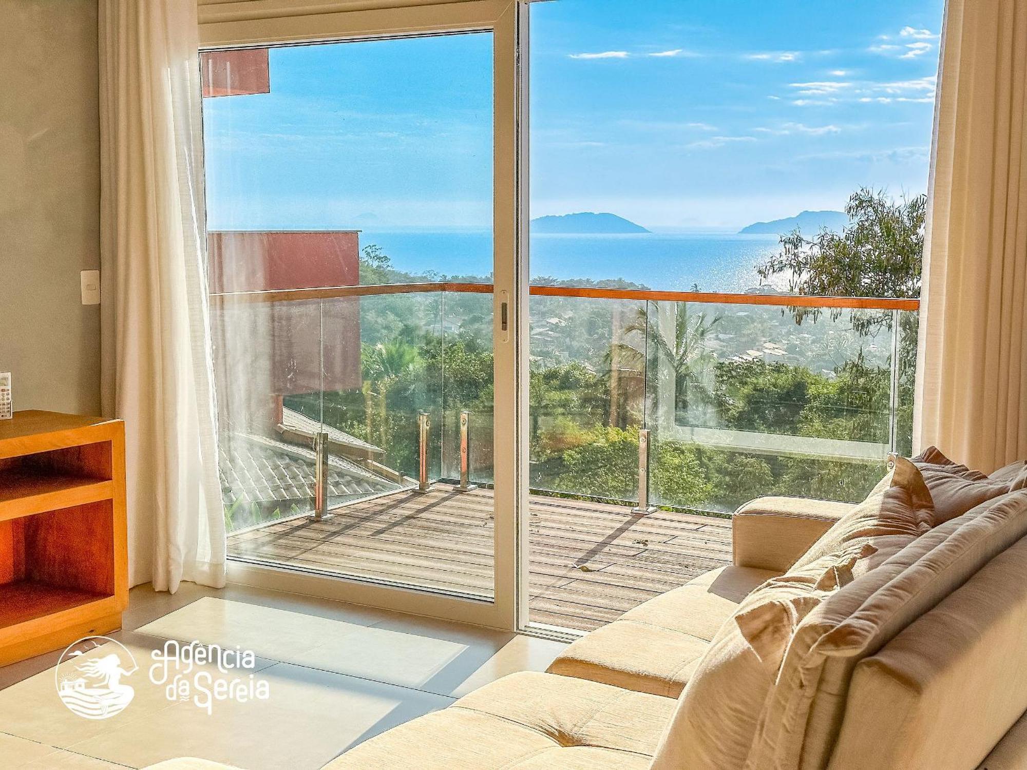 Linda Casa Com Vista Incrivel Em Condominio No Sul Da Ilha Ilhabela Luaran gambar