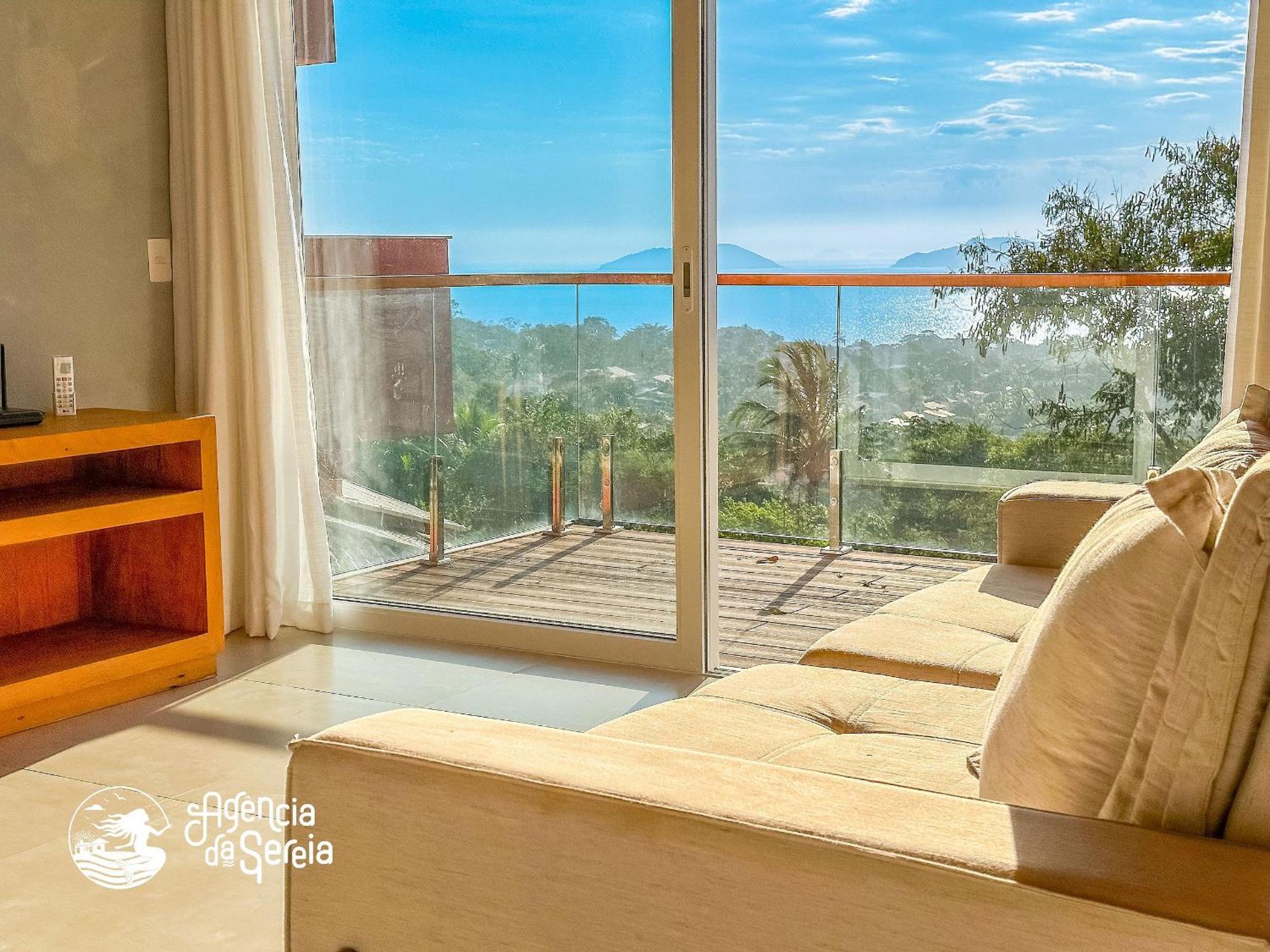 Linda Casa Com Vista Incrivel Em Condominio No Sul Da Ilha Ilhabela Luaran gambar